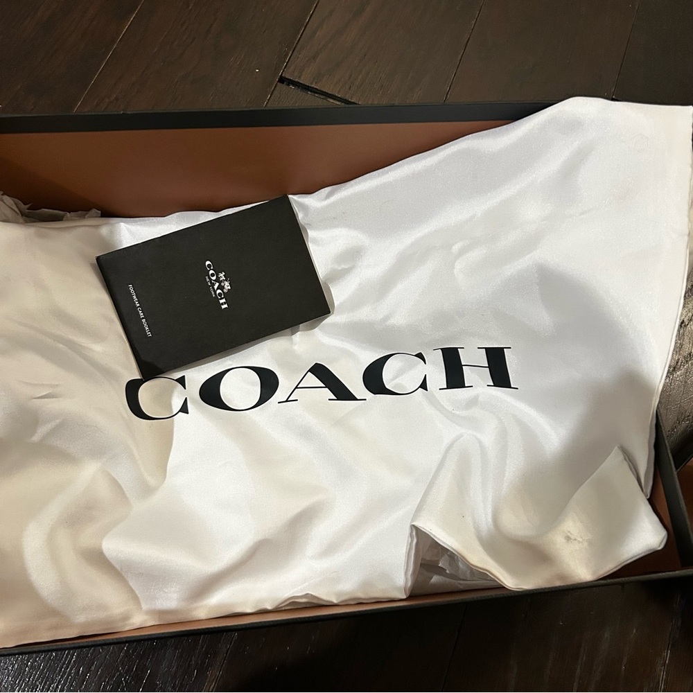 COACH Black Boots with Embellished Heel - Picture 14 of 14
